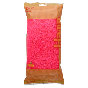 205-32 Hama midi perler 6000stk neon fuschia