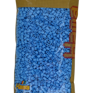 205-46 Hama midi perler 6000stk pastel blå