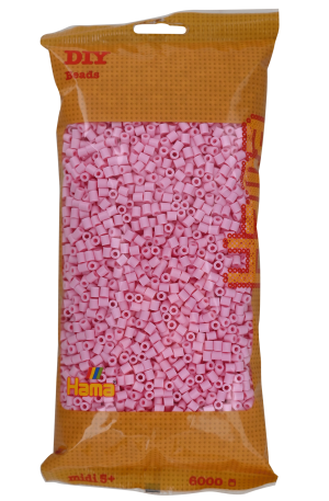 205-95 Hama midi perler 6000stk pastel rosa