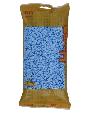 205-97 Hama midi perler 6000stk pastel isblå