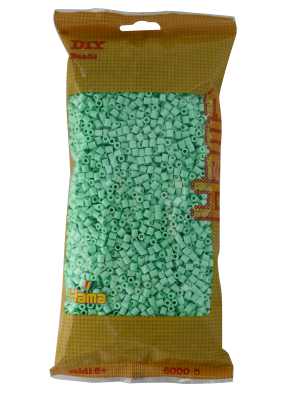 205-98 Hama midi perler 6000stk pastel mint