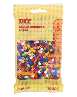 207-00 Hama perler midi nr. 00 mix 1000stk