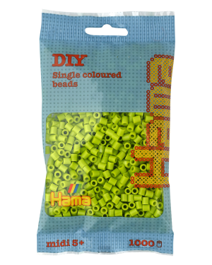 207-104 Hama midi perler 1000stk lime