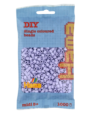 207-106 Hama midi perler 1000stk lys lavendel