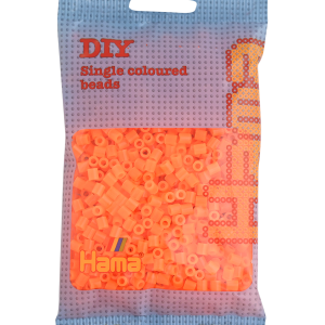 207-38 Hama midi perler 1000stk neon orange