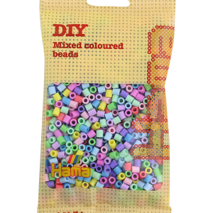 207-50 Hama midi perler 1000stk pastel mix