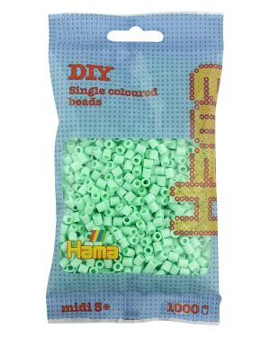207-98 Hama midi perler 1000stk pastel mint