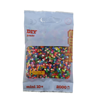 501-00 Hama mini perler 2000stk mix 00
