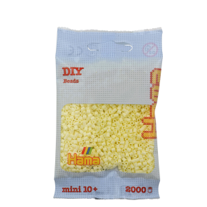 501-02 Hama mini perler 2000stk creme