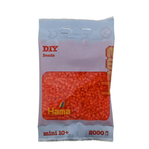 501-04 Hama mini perler 2000stk orange