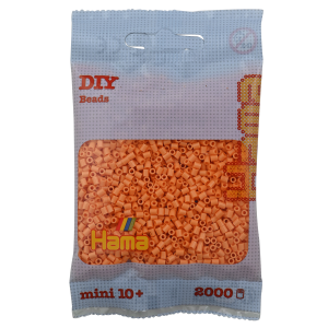 501-105 Hama mini perler 2000stk lys abrikos