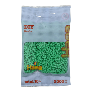 501-11 Hama mini perler 2000stk lysgrøn