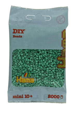 501-113 Hama mini perler 2000stk aqua
