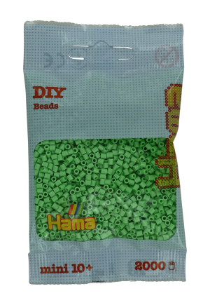 501-115 Hama mini perler 2000stk klar grøn