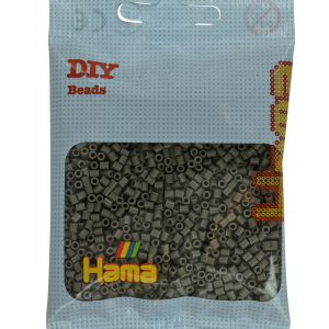501-117 Hama mini perler 2000stk gråbrun