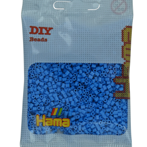 501-119 Hama mini perler 2000stk klar blå