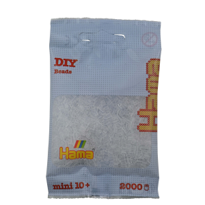 501-19 Hama mini perler 2000stk klar