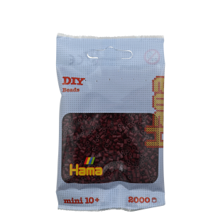 501-30 Hama mini perler 2000stk bordeaux