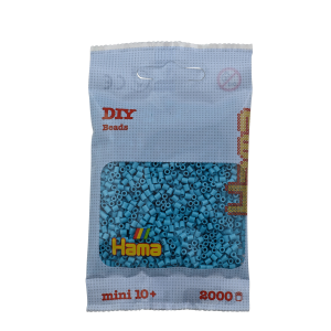 501-49 Hama mini perler 2000stk azurblå