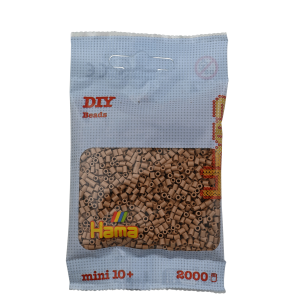 501-75 Hama mini perler 2000stk lys nougat