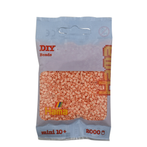 501-78 Hama mini perler 2000stk lys fersken