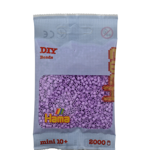 501-96 Hama mini perler 2000stk pastel syren